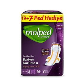 Molped Supernight Uzun 26 Adet Ped