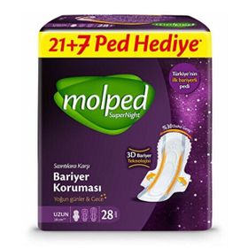 Molped Supernight Uzun 28'li Hijyenik Ped