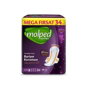 Molped Supernight Uzun 34 Adet Ped