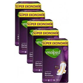 Molped Supernight Uzun 5x18 Adet Süper Ekonomik Ped