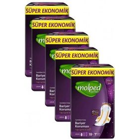 Molped Supernight Uzun 5x18 Adet Süper Ekonomik Ped