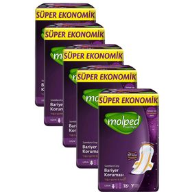 Molped Supernight Uzun 5x18 Adet Süper Ekonomik Ped