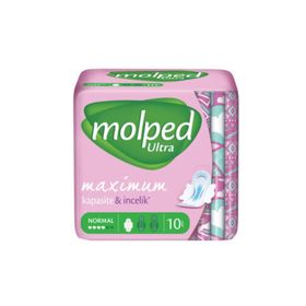 Molped Ultra 10'lu Kanatlı Normal Hijyenik Ped
