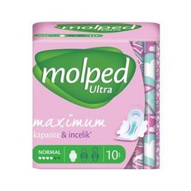 Molped Ultra 10'lu Kanatlı Normal Hijyenik Ped