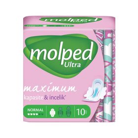 Molped Ultra 10'lu Kanatlı Normal Hijyenik Ped