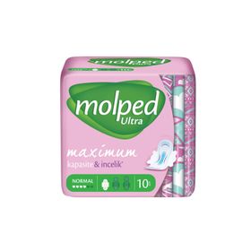 Molped Ultra 10'lu Kanatlı Normal Hijyenik Ped
