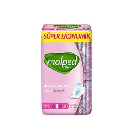Molped Ultra Anatomik 20 Adet Uzun Ped