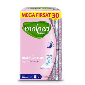 Molped Ultra Anatomik Mega Fırsat Gece 30x3 90 Adet Ped