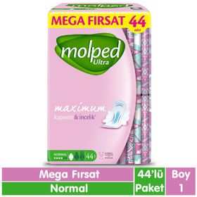 Molped Ultra Anatomik Mega Fırsat Normal 44 Adet Ped