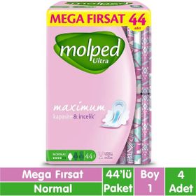 Molped Ultra Anatomik Mega Fırsat Normal 44x4 176 Adet Ped