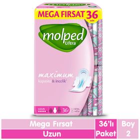 Molped Ultra Anatomik Mega Fırsat Uzun 36 Adet Ped