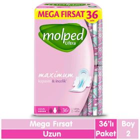 Molped Ultra Anatomik Mega Fırsat Uzun 36 Adet Ped