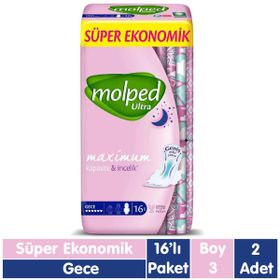 Molped Ultra Gece 16x2 Adet Ped