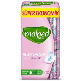 Molped Ultra Kuruluk Normal Süper Ekonomik 24 Adet Hijyenik Ped