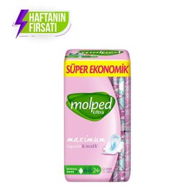 Molped Ultra Normal Süper Eko 24'lü Hijyenik Ped