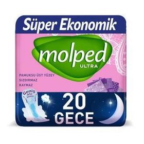 Molped Ultra Süper Eko 4'lü 20'li Gece Pedi