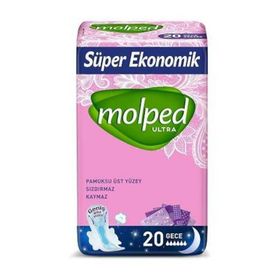 Molped Ultra Süper Eko 4'lü 20'li Gece Pedi