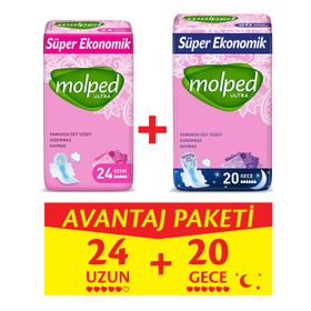 Molped Ultra Süper Ekonomik Gece Ped