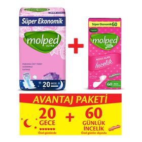 Molped Ultra Süper Ekonomik Gece Ped