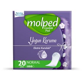 Molped Yoğun Koruma Normal 20 Adet Günlük Ped