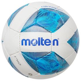 Molten Mat Sentetik Deri El Dikişli Futbol Topu F5A1710 - 5 - Beyaz - Mavi