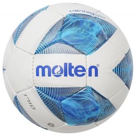 Molten Mat Sentetik Deri El Dikişli Futbol Topu F5A1710 - 5 - Beyaz - Mavi