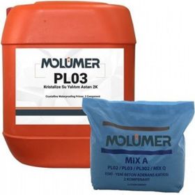 Molümer PL03 2K 26 kg Kristalize Su Yalıtım Astarı