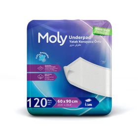 Moly 60x90 cm 120 Adet Yatak Koruyucu Örtü