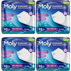 Moly 60x90 cm 120 Adet Yatak Koruyucu Örtü