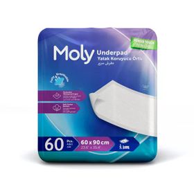 Moly 60x90 cm 60 Adet Yatak Koruyucu Örtü