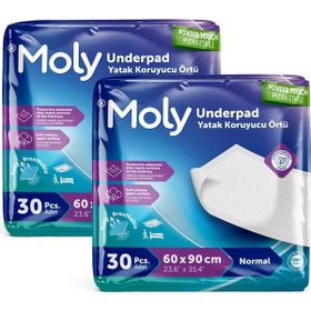 Moly 60x90 cm 60 Adet Yatak Koruyucu Örtü