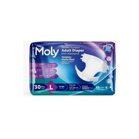Moly Bel Bantlı Large 30 Adet Hasta Bezi