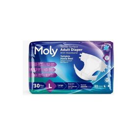 Moly Bel Bantlı Large 3x30 Adet Hasta Bezi