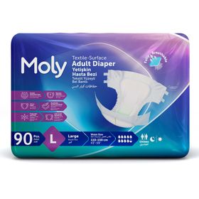 Moly Bel Bantlı Large 90 Adet Hasta Bezi