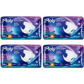 Moly Bel Bantlı Medium 120 Adet Hasta Bezi