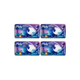 Moly Bel Bantlı Medium 120 Adet Hasta Bezi