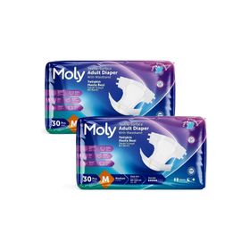 Moly Bel Bantlı Medium 60 Adet Hasta Bezi