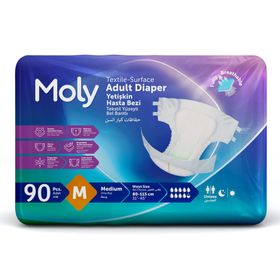 Moly Bel Bantlı Medium 90 Adet Hasta Bezi