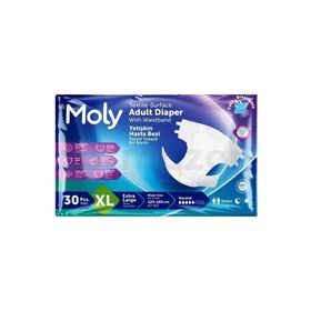 Moly Bel Bantlı XL 30 Adet Hasta Bezi