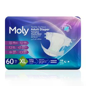 Moly Bel Bantlı XL 60 Adet Hasta Bezi