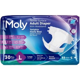 Moly Belbantlı Large 30 Adet Hasta Bezi