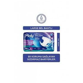 Moly Belbantlı Large 30 Adet Hasta Bezi