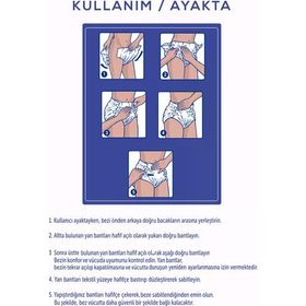 Moly Tekstil Yüzeyli Large Belbantlı 120 Adet Hasta Bezi