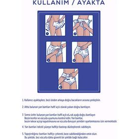 Moly Tekstil Yüzeyli Large Belbantlı 60 Adet Hasta Bezi