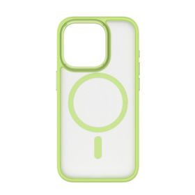 Momax Açık Yeşil iPhone 15 Pro Play Amour MagSafe Kılıf