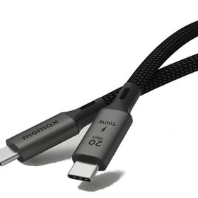 Momax DC32D Elite 100W Usb-C Usb3.2 Gen 2x2 20 Gbps Siyah Kablo