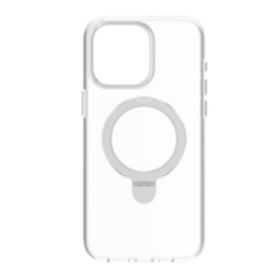 Momax Flip Mag Safe Standlı iPhone 15 Pro Max Şeffaf Cep Telefonu Kılıfı