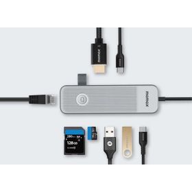 Momax One Link 8 in 1 Usb-C Çoklayıcı Hub