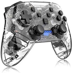 Momen Nintendo Switch Pro Controller Kablosuz Şeffaf Oyun Kolu
