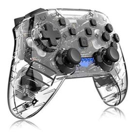 Momen Nintendo Switch Pro Controller Kablosuz Şeffaf Oyun Kolu